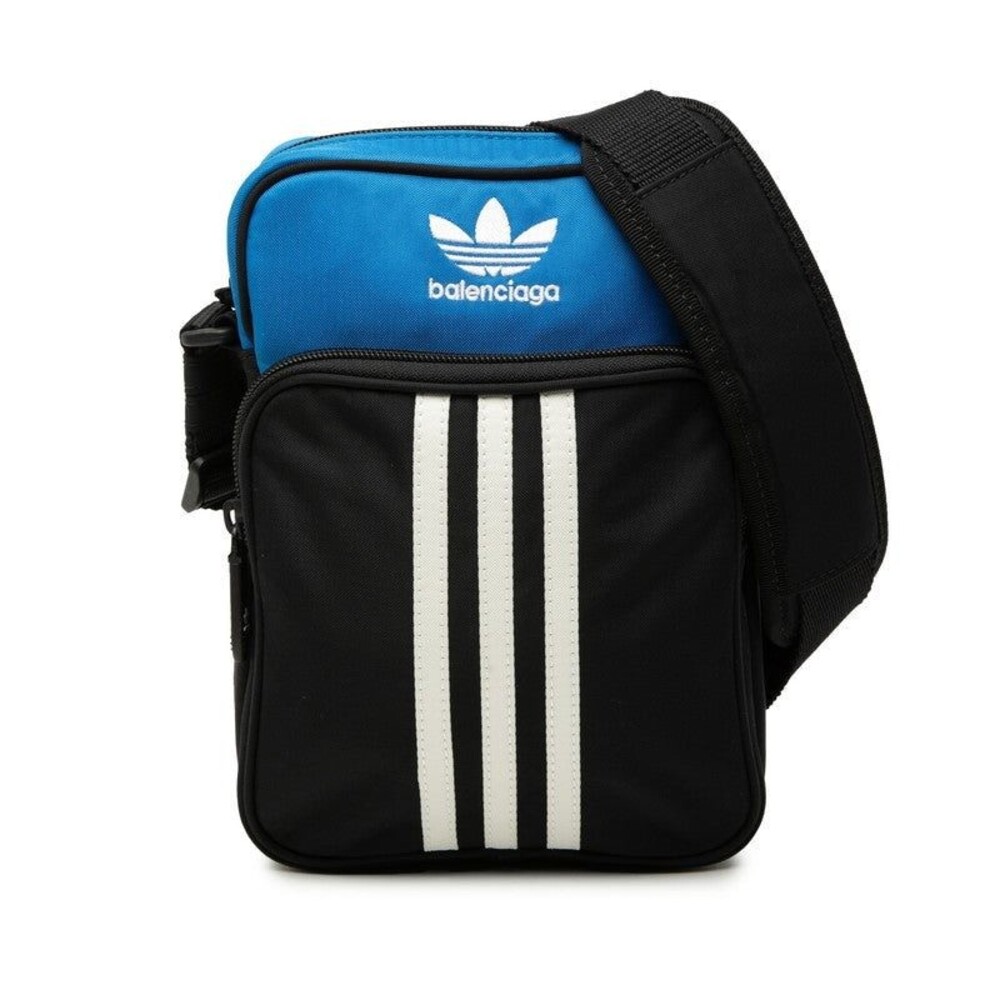 Balenciaga x Adidas Crossbody Bag Nylon Shoulder Bag Black